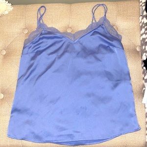 Abercrombie Double Strap Lace Trim Cami, Size S